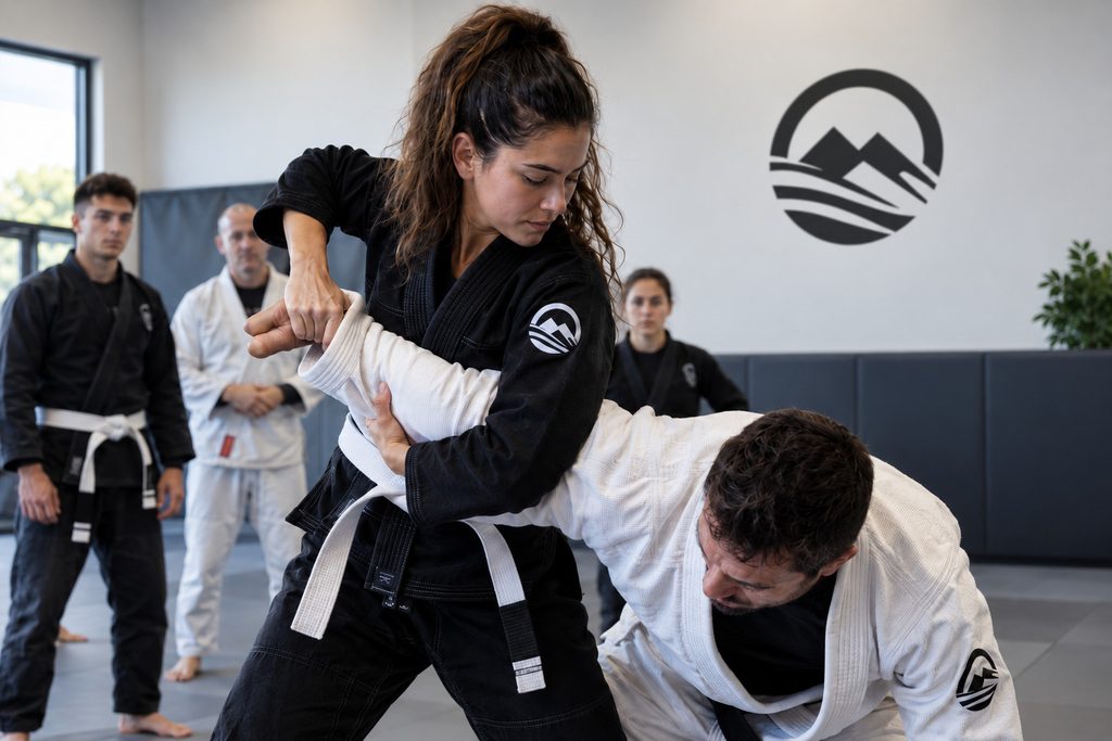 Brazilian Jiu-Jitsu Technique Demonstration